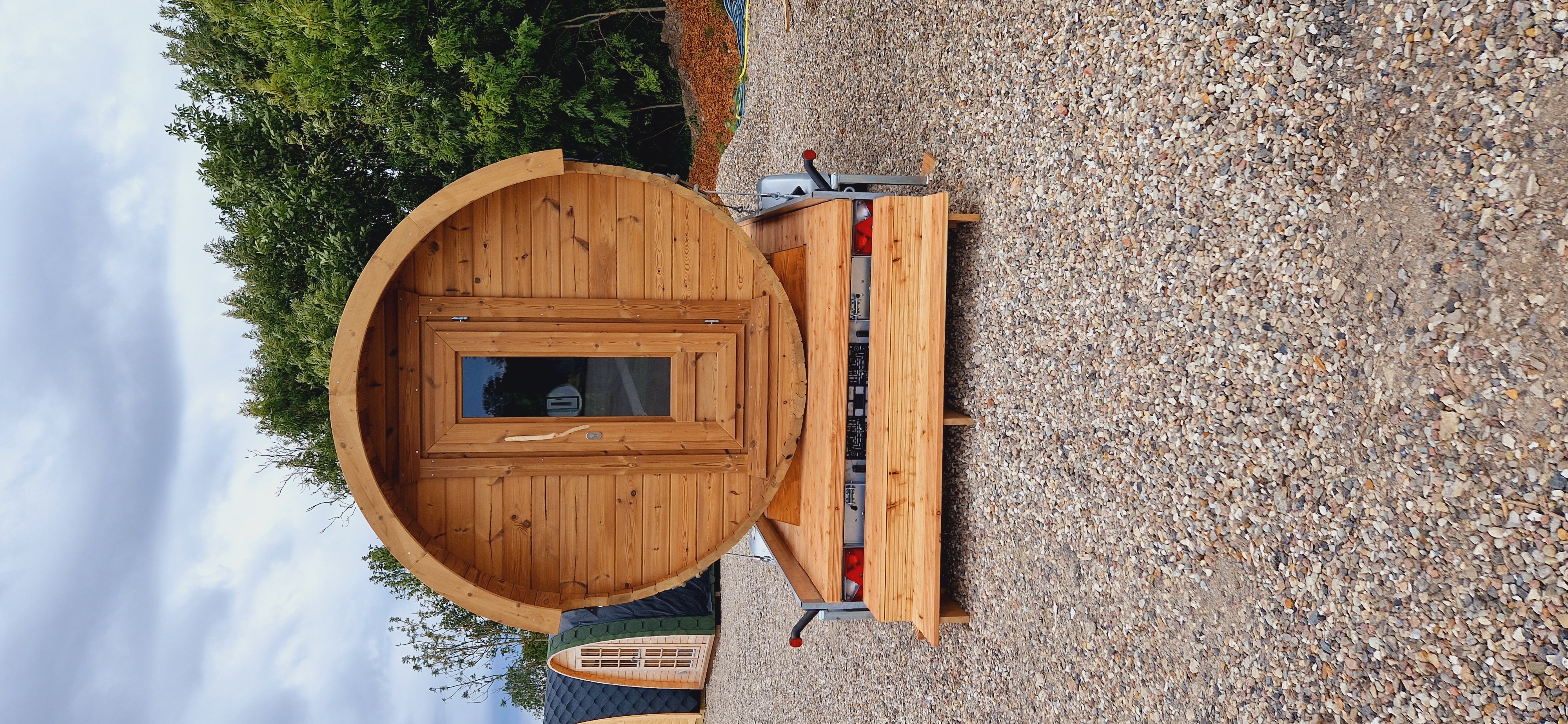 Mietsauna "Joy" mit Holzofen